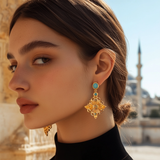 Golden Blossom Earrings